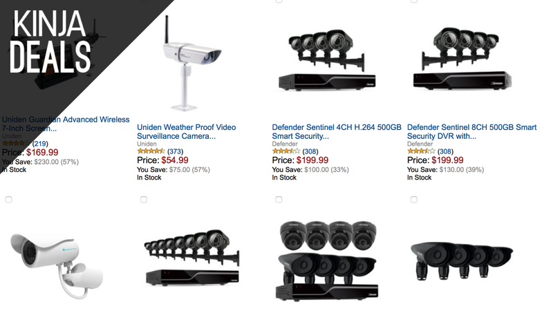 Illustration for article titled Sunday's Best Deals: Security Cameras, Surround Speakers, and More